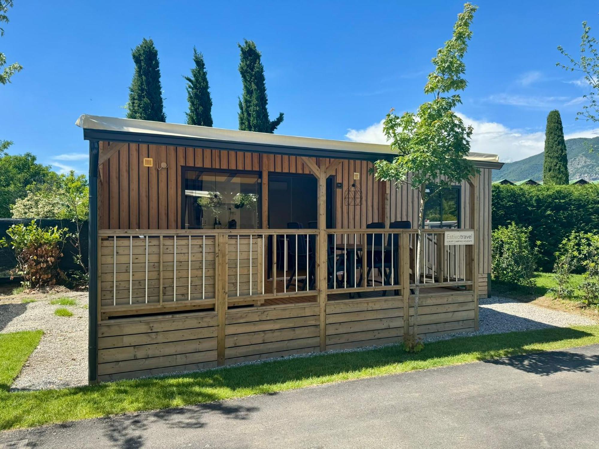 Estivo Premium Deluxe Mobile Homes On Camping Del Sole Village Ізео Екстер'єр фото